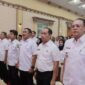 dr H Mhd Fery Kusnadi, Sp. OG saat menghadiri Deklarasi ASN dan Kepala Desa dalam pilkada 2024 (Dok Prokopim)