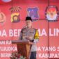 AKBP Agung Basuki, S. I. K., M. M menyampaikan sambutan saat Do'a bersama lintas agama (Dok Asri Pct)