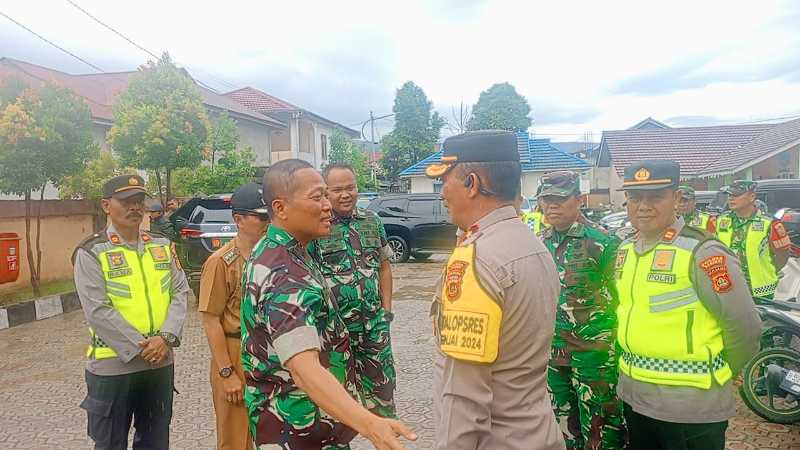 Danrem 042/Gapu Brigjen TNI Heri Purwanto S.E., M.Sc pantau PSU di Sungai Penuh (Penrem 042 Gapu)