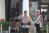 AKBP Agung Basuki, S. I. K., M. M pimpin gelar pasukan ops lilin 2024 (Humas)