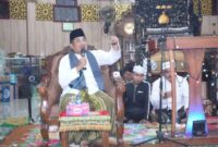 Bupati Tanjab Barat Drs H Anwar Sada, M. Ag ceramah di Masjid Al Muttaqin peringatan Isra' Mi'raj 1446 Hijriah 