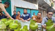 Puluhan Tabung Gas Elpiji 3 Kilogram diamankan dari Pangkalan Primkoppabri (Dok LT)