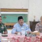 Bupati Anwar Sadat saat mengikuti virtual meeting terkait program Makan Bergizi Gratis bersama Gubernur Al Haris (Prokopim)