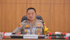 AKBP Agung Basuki pimpin Latihan Pra Operasi Keselamatan di Aula Reconfu Mapolres Tanjung Jabung Barat. (Humas)