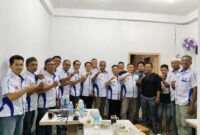 Ketua dan para pengurus PKL-UM serta Panitia pelaksana kegiatan Pasar Obral Ramadhan 2025 (Humas)