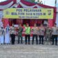 Kapolres Tanjab Barat AKBP Agung Basuki, S. I. K., M. M bersama PJU Tinjau Pos Pelayanan Betara (LT)