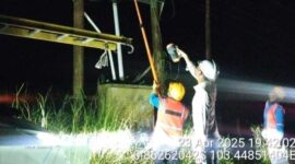 Tim Teknik PLN ULP Kuala Tungkal saat melakukan pemblokiran Trafo bagian langkah pengecekan (PLN)