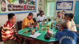 Ketua PWI Provinsi Jamni H R Ridwan Agus Depati Pimpin Rapat Koordinasi terkait kegiatan orientasi (RZ)