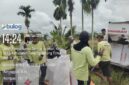 Kegiatan penyeraman Gabah di Kabupaten Tanjung Jabung Timur (Bulog)