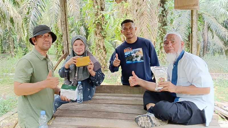Peninjauan dan pengenalan Pornas ke Petani di Kabupaten Muaro Jambi (Ist)