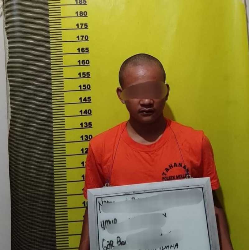 RN (18) Terduga Pelaku Curat (Sek Merlung)