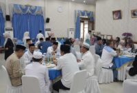 Kegiatan open house di Rumah Jabatan Bupati Tanjab Barat. (Pro)