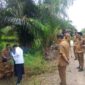 Dinas Sosial Tanjab Barat Bersama Satgas Pembangunan Strategis Kemen PUPR Jambi dan Aparat terkait survey lahan (Ist)