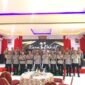 Kasat Polairud dan Kasat Lantas Yang lama dan Baru Foto Bersama Kapolres AKBP Agung Basuki, Waka Polres Kompol Johan Christy Silaen, PJU serta Kapolsek Jajaran (Humas)