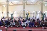 Kegiatan Zikir dan Do'a bersama Menyambut HUT Bhayangkara ke-79 di Masjid Nur Annisa Mapolres Tanjab Barat (Humas)