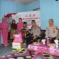 Kapolres Tanjab Barat AKBP Agung Basuki dan PJU serta Pengurus Bhayangkari Saat Anjangsana Bripka Purn Iskandar Sidik (Humas)