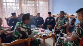Pnegprov IPSI Jambi Berbincang Dengan Kasrem 042/Gapu Kolonel Inf Eddy Basuki dan pejabat Korem 042/Gapu lainnya (Ist)