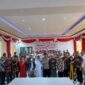 Kapolres Tanjab Barat AKBP Agung Basuki dan Waka Polres Kompol Johan Christy Silaen bersama pemuka Agama di Kuala Tungkal (Ist)