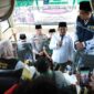 Bupati H Anwar Sadat bersama Forkopimda Sambut Kedstangan Jamaah Haji (Pro)