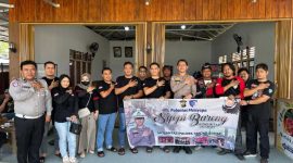 Kasatlantas dan Personel Bersama HMCT Tanjab Barat (Humas)