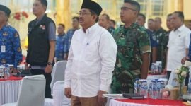 Bupati Anwar Sadat Hadiri Rakor Penanganan Bencana Karhutla (pro)