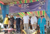 Kegiatan pembukaan Camat Cup Betara 2025 (pro)