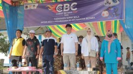 Kegiatan pembukaan Camat Cup Betara 2025 (pro)