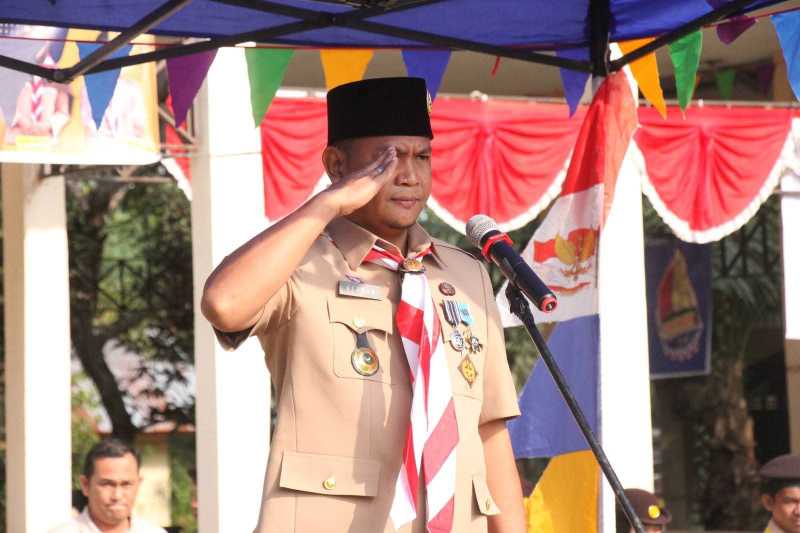 Sekda Tanjab Barat Buka TLTD Gerakan Pramuka Tanjabbar 2025 (pro)
