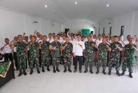 Letkol Arm Dwi Sutaryo dan para Perwira Kodim 0419/Tanjab Bersama Para SPPI Angkatan Ke 3 (pentjb)