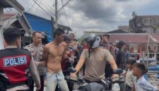 Pelaku Penikaman Saat Dibekuk Polisi (hms)
