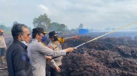 Kapolda Jambi Irjen Pol Krisno Halomoan Siregar Turun Langsung Padamkan Karhutla (*/nik)
