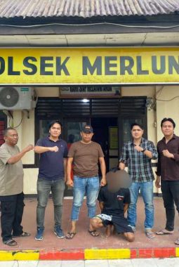 Sikat 73 Janjang Buah Sawit PT CKT, Pelaku Sedang Mandi Diringkus Unit Reskrim Polsek Merlung