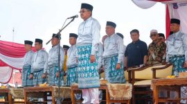Bupati Tanjab Barat Anwar Sadat Pimpin Upacara Peringatan Hari Jadi Tanjab Barat ke-60 Tahun 2025 (pro)