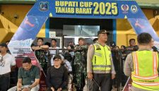 Pengamanan di Pintu Keluar Masuk Pemain (ist)