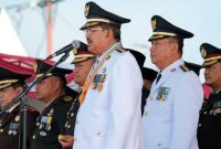 Didampingi Wabup Katamso, Bupati Anwar Sadat Pimpin Upacara HUT ke-80 RI (pro)