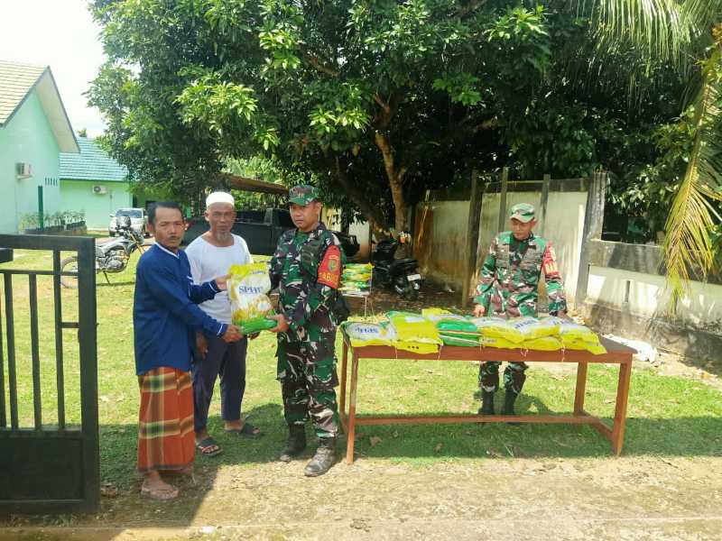 Pemyaluran SPHP Kolaborasi Kodim 0419/Tanjab dan Bulog (pentjb)