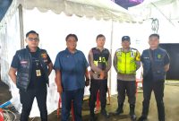 Personel Polres Tanjung Jabung Barat Saat Melakukan Pengamanan Malam Puncqk Festival Pengabuan (hms)