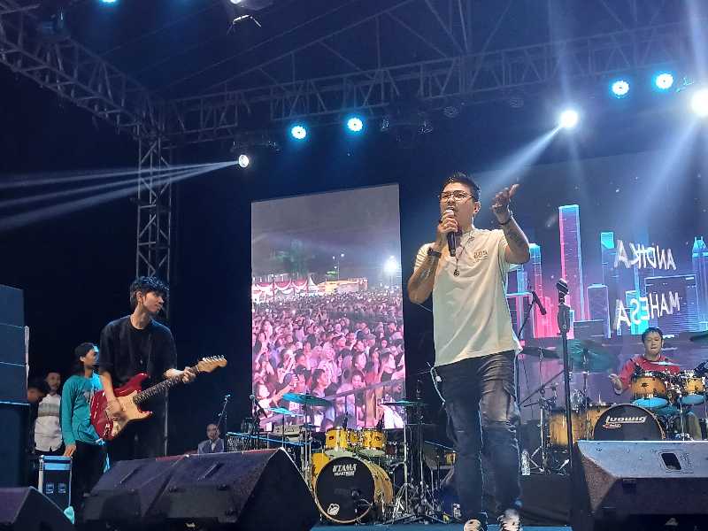 Andika Mahesa Saat Tampil di Malam Puncak Festival Pengabuan (ist)