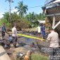 Unit Reskrim Polsek Betara Pasang Garis Polisi di Lokasi Kejadian (hms)