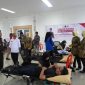 Kajari Tanjab Barat Radot Parulian Bersama PMI dan Pengurus IAD Tinjau Giat Donor Darah (hms)