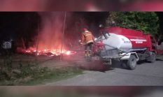 Api Dari Obat Nyamuk, Satu Rumah Warga Purwodadi Ludes Dilalap Api