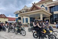 Tim Gabungan Saat Patroli di Gedung DPRD Tanjung Jabung Barat (ist)