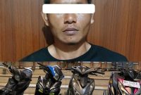 Terduga Pelaku AS dan Sepeda Motor Hasil Curian (hms)