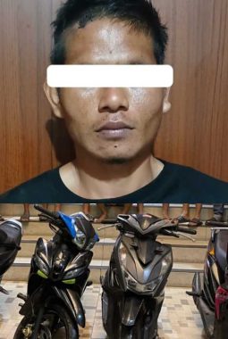 Tim Opsnal Satreskrim Polres Tanjabbar Amankan Pelaku dan 4 Motor Hasil Curian