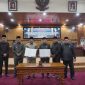 Ketua DPRD Hamndani Bersama Wakil Ketua dan Sekretaris Beserta Bupati, Wakil Bupati (hms)