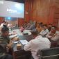 Panitia Pelaksana Saat Rapat Persiapan Kejurprov Bulu Tangkis Bersama Pejabat Terkait Yang Turut Dihadiri Apafat Kepolisian (Panpel)