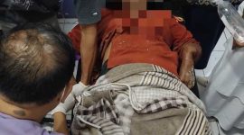 Salah Seorang Korban Saat Mendapatkan Perawatan Dari Petugas Medis (hms) 