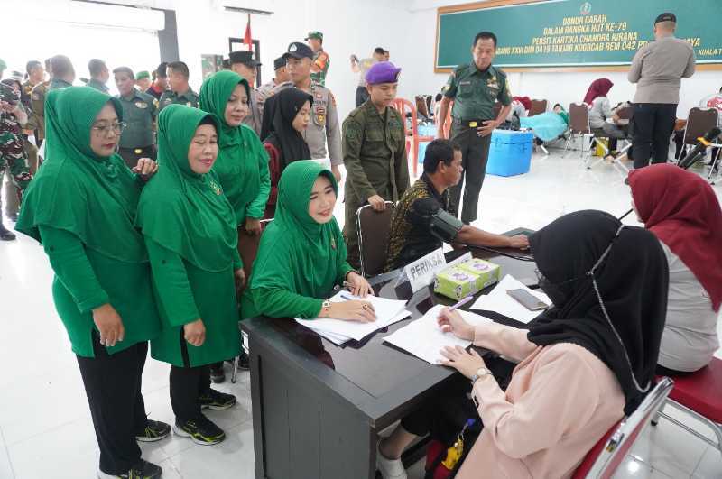 Giat Pemeriksaan Kesehatan di Makodim 0419/Tanjab (ist)