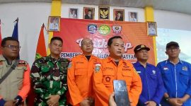 Kepala Basarnas Jambi Adah Sudarsa dan Jajaran Bersama Perwakilan Komisi V DPR RI, Kodim 0419/Tanjab dan BPBD Tanjab Barat (ist)