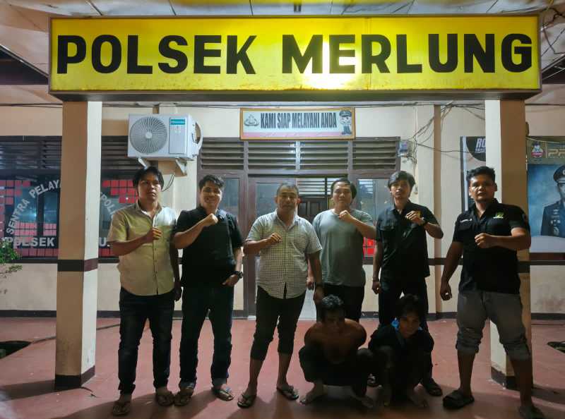 Unit Reskrim Polsek Merlung Amankan Dua Diduga Pelaku Penyalahgunaan Narkotika (hms)